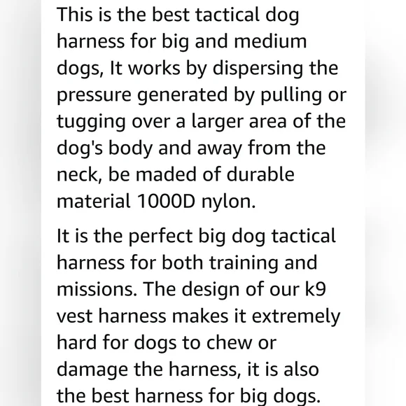 Havenfly Tactical Dog Harness with Extra Patches - Picture 8 of 10